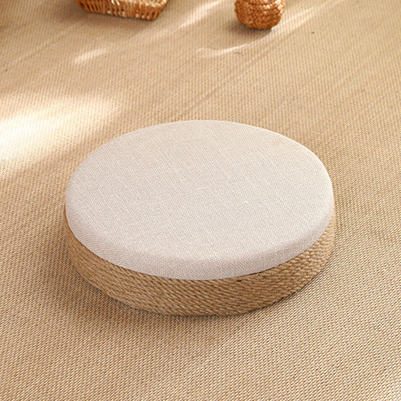 Handwoven Hemp Rope Style Futon Cushion