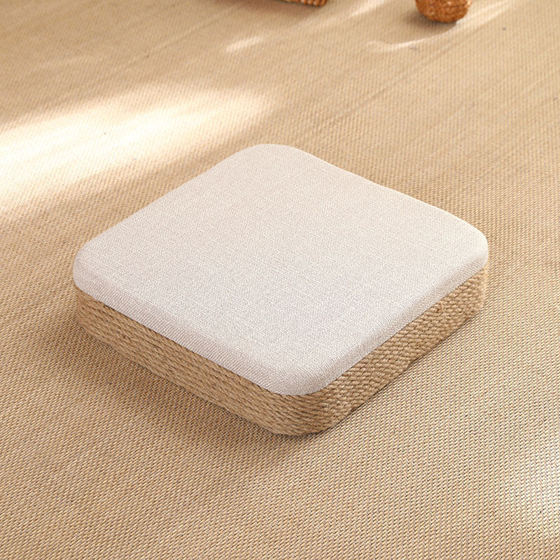 Handwoven Hemp Rope Style Futon Cushion