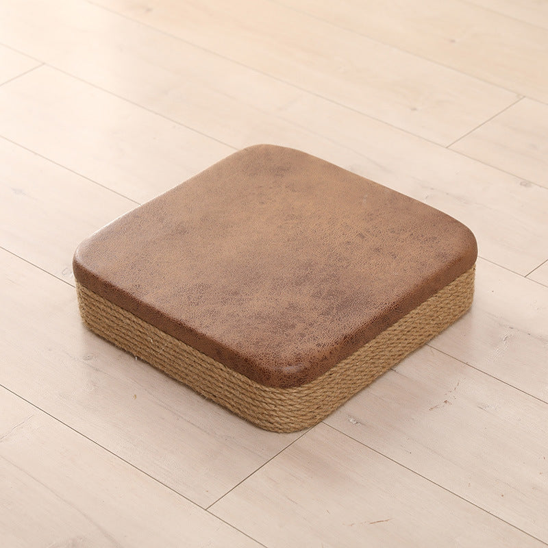 Handwoven Hemp Rope Style Futon Cushion