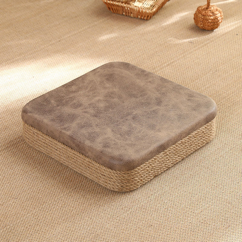 Handwoven Hemp Rope Style Futon Cushion