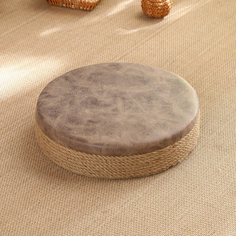 Handwoven Hemp Rope Style Futon Cushion