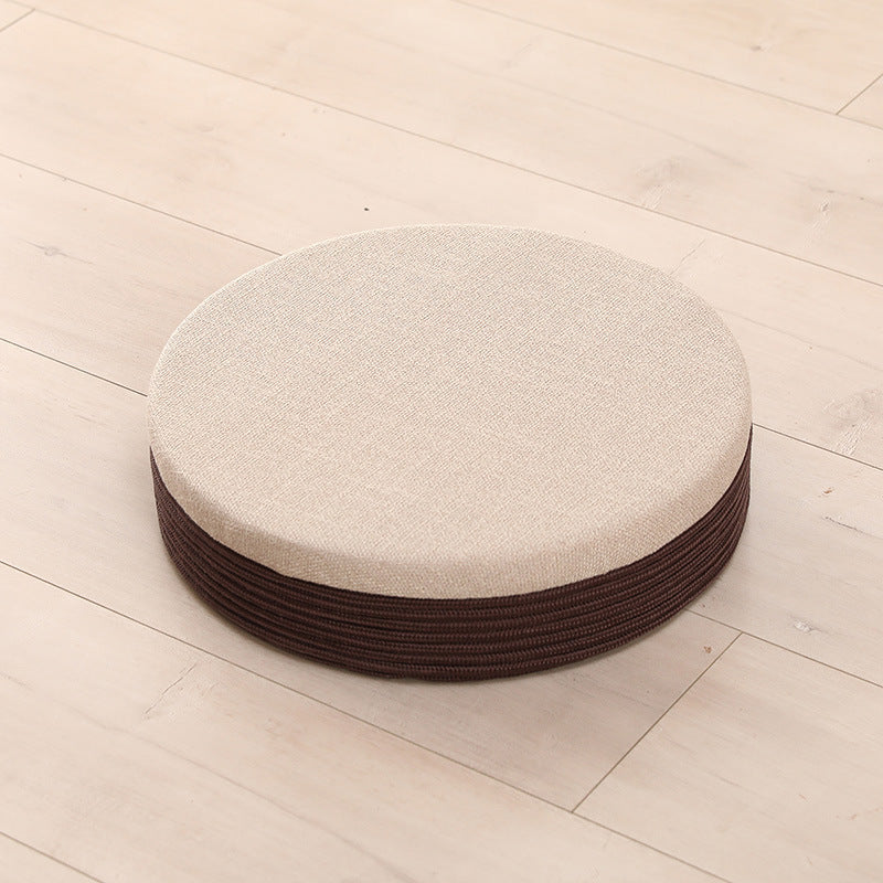 Handwoven Hemp Rope Style Futon Cushion